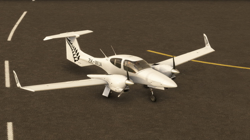 COWS DA-42 TDI | New Zealand International Commercial Pilot Academy - ZK-WUA