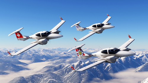 COWS DA-42 VI | European Flight Academy Switzerland mini fleet pack