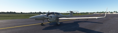 Cows DA42-TDI - ACS Flight Training ( G-CIKM )