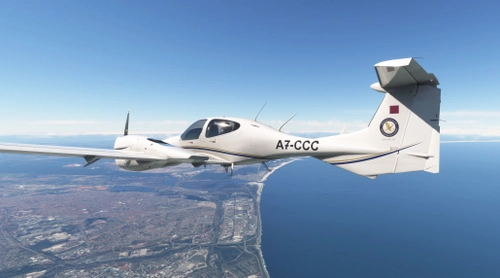 Cows DA42-VI  ( A7-CCC ) - Qatar  Aeronautical Academy