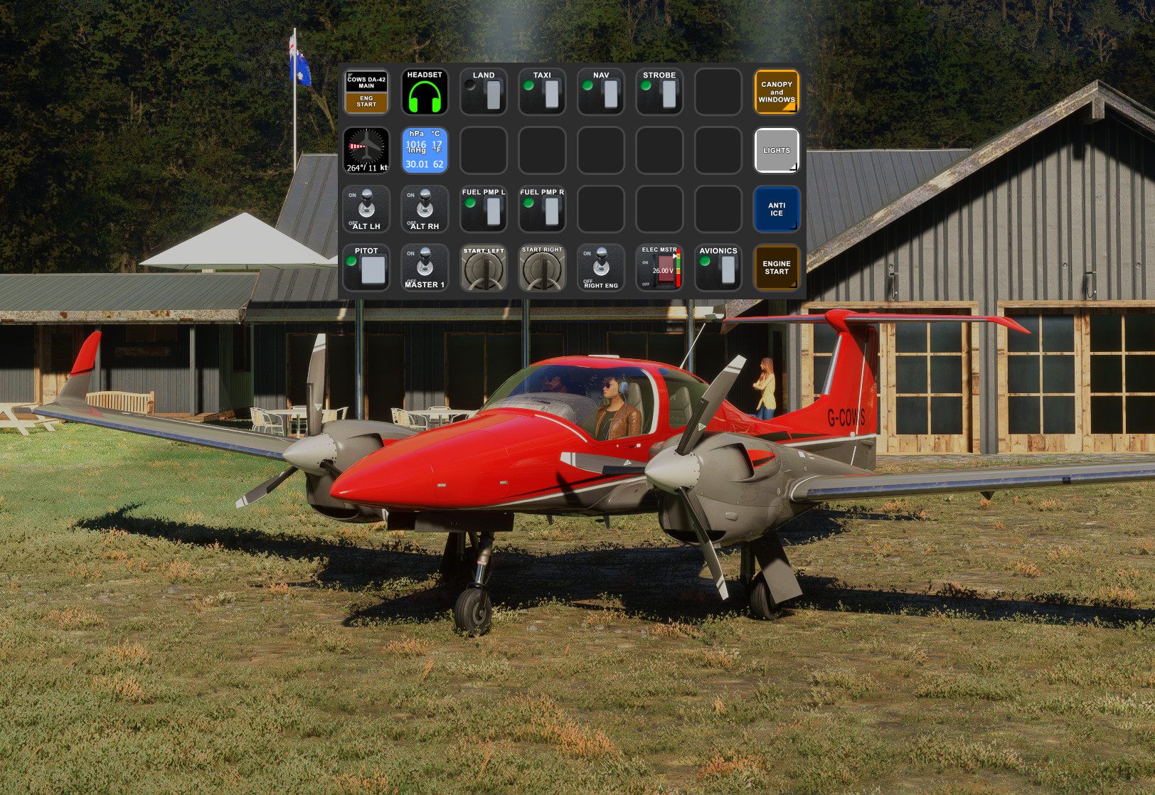 Cows Diamond DA-42 AAO Scripts, StreamDeck XL Profile and StreamDeck+ Profile - Image 1