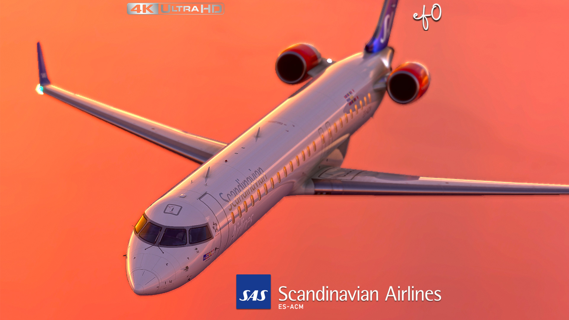 CRJ 900 | Scandinavian SAS | Xfly & CityJet Package [4K - Cabin] - Image 1