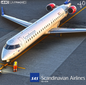 CRJ 900 | Scandinavian SAS | Xfly & CityJet Package [4K - Cabin] thumbnail 12