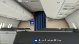 CRJ 900 | Scandinavian SAS | Xfly & CityJet Package [4K - Cabin] thumbnail 8