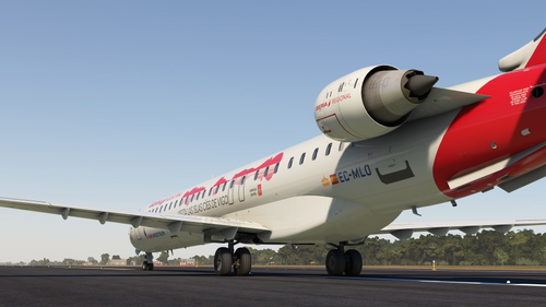 [CRJ V2 ONLY] - CRJ1000 AIR NOSTRUM - EC-MLO- 4K MSFS