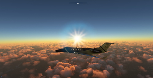 Cruizing Air - ( Asobo Citation Longitude ) - VH-BNE