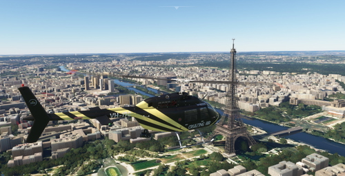 Cruizing Air - ( Cowan Sim 206B3 Helicopter ) VH-17C