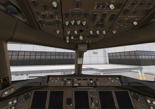 Captain Sim 777-200LR Cold & Dark Startup Mod