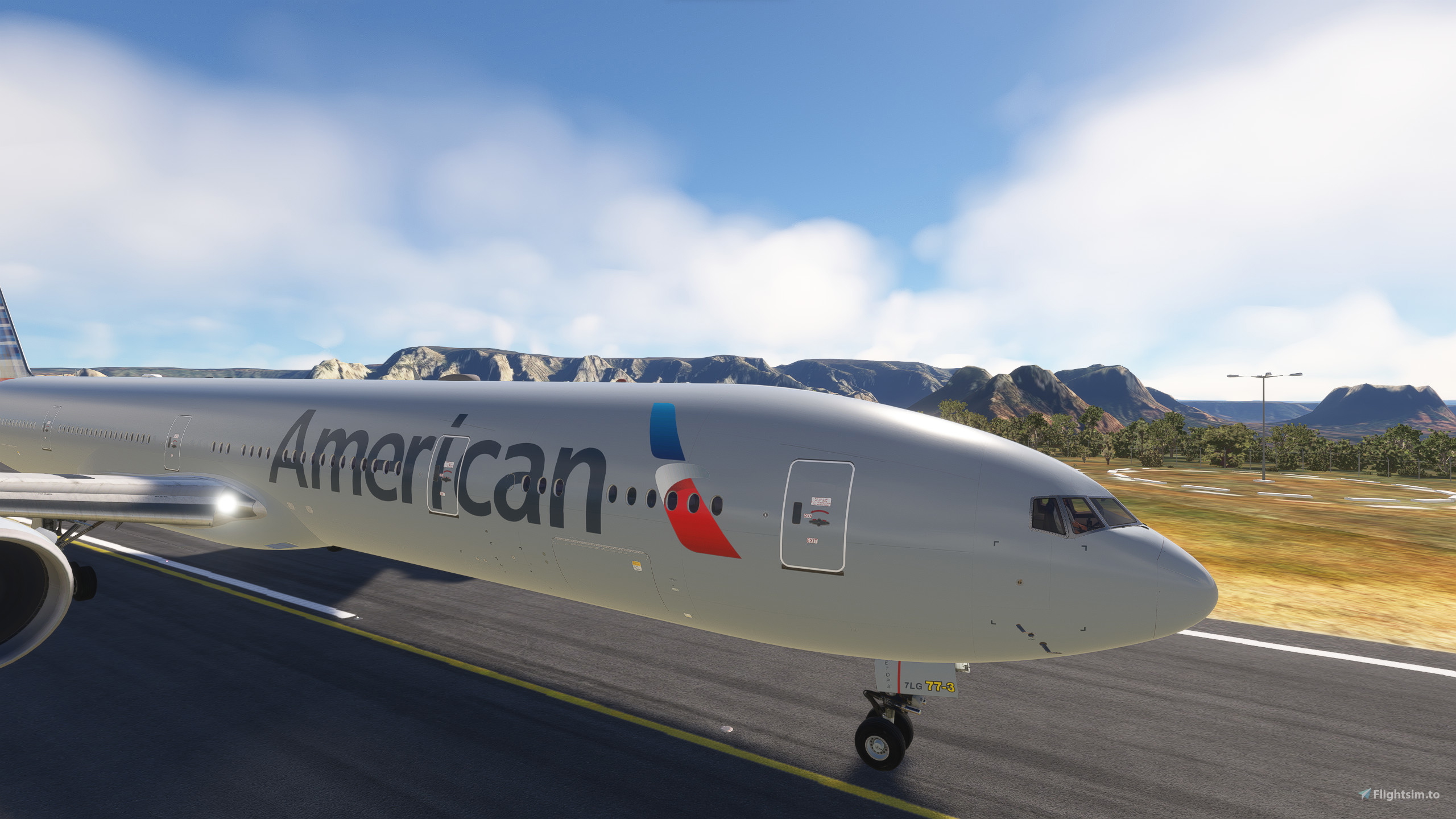CS 777-300ER | American Airlines | 8K for Microsoft Flight