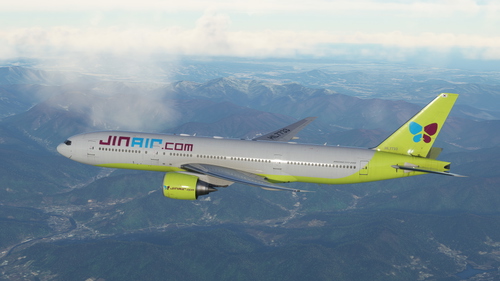 [CS] B777-200ER    JIN AIR LIVERY 4K
