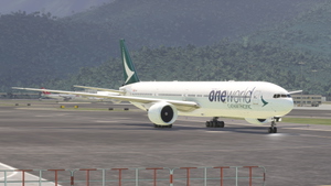 CS Boeing 777-300GE Cathay Pacific One World B-KQM 8K thumbnail 13