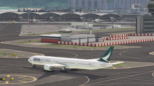 CS Boeing 777-300GE Cathay Pacific One World B-KQM 8K thumbnail 16