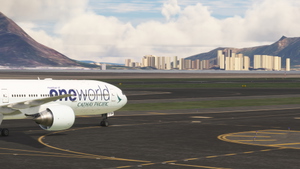 CS Boeing 777-300GE Cathay Pacific One World B-KQM 8K thumbnail 17
