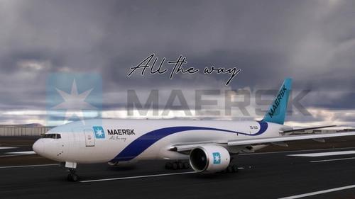 CS Boeing 777F MAERSK "ZS-JLO" Fictional