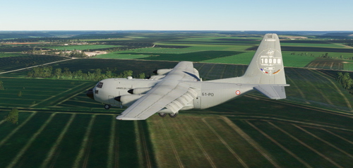 Cs C130H (cockpit)  10 000 FH of Binational air transport  squadron (BATS)