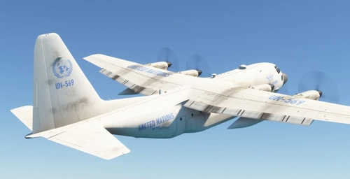 CS C130-H  United Nations UN-569 (weathered version)