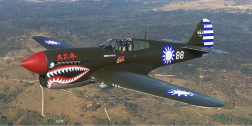Curtiss P-40N Warhawk NZ3009 Flying Tigers 88-07