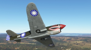 Curtiss P-40N Warhawk NZ3009 Flying Tigers 88-07 thumbnail 2