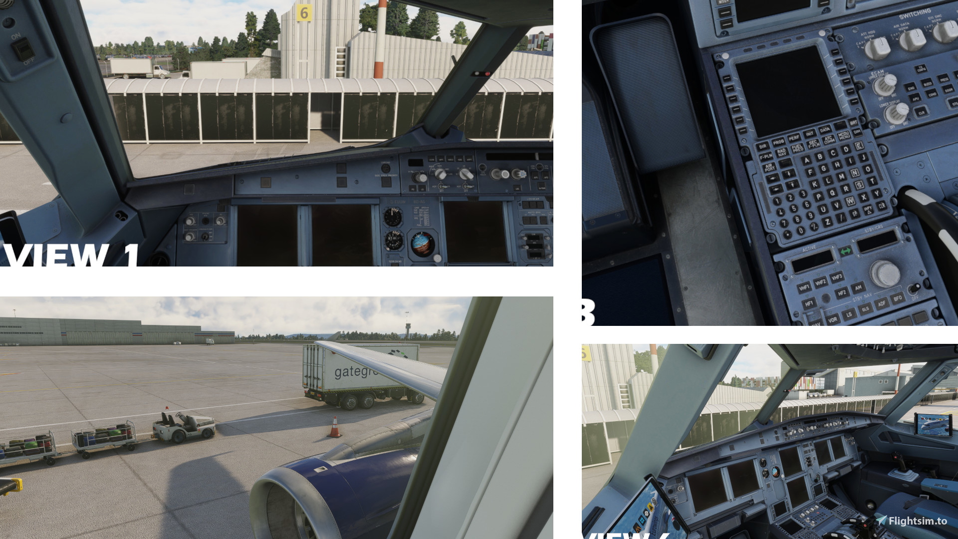 V2 COMPATIBLE | CUSTOM Fenix A320 V2 Views  | Cabin & Cockpit - Image 1