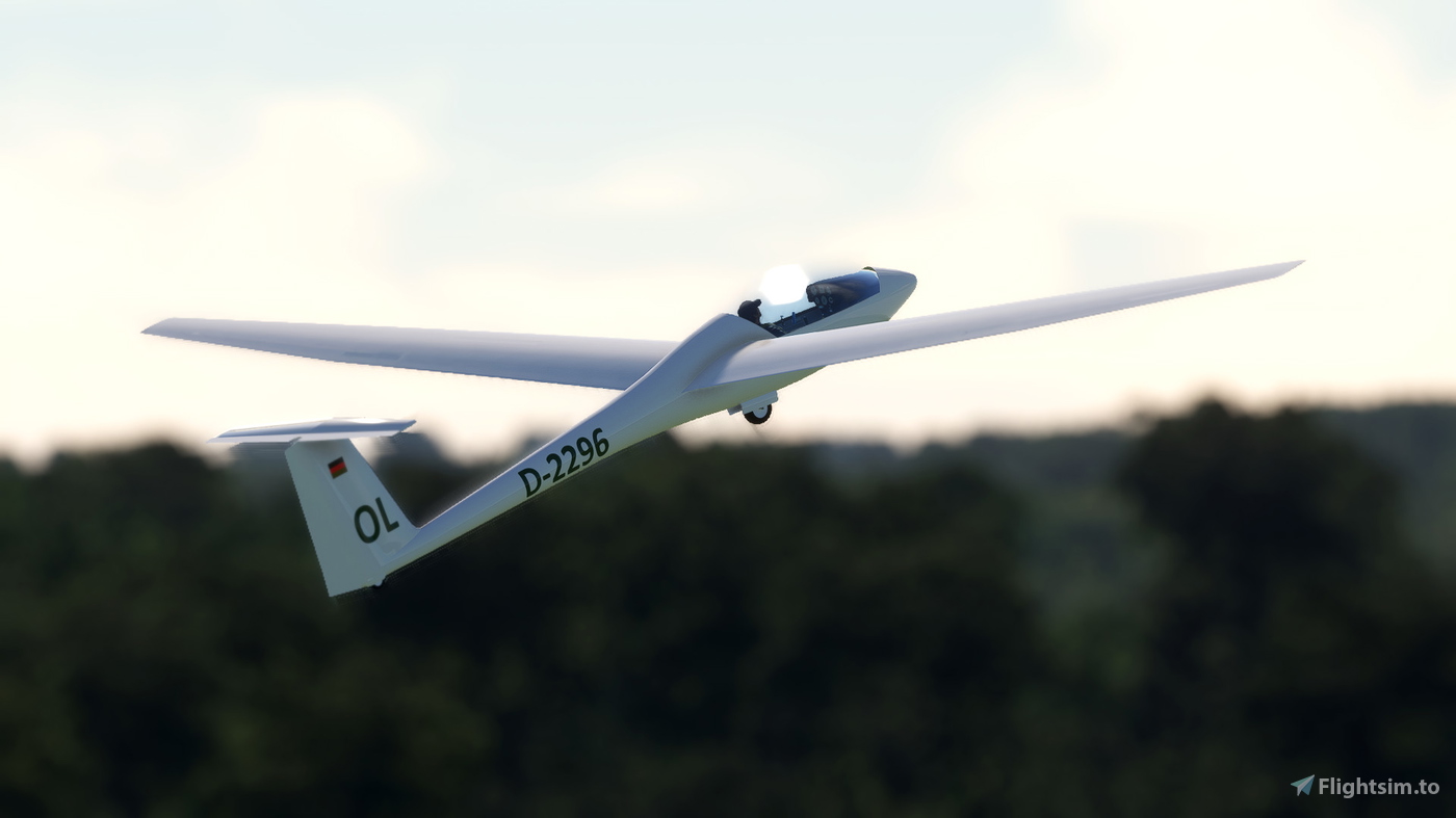 D-2296 (OL) old livery - LS4 for Microsoft Flight Simulator | MSFS