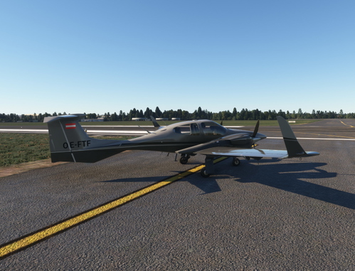 Cows DA42-NG ( Custom Deluxe Silver) - Austrian