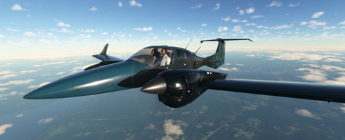 Cows DA42-VI - Fictional Livery - "Azura"