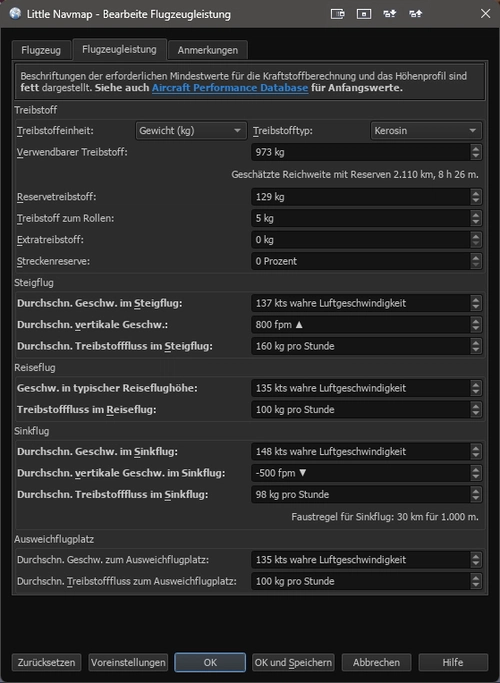 Daher Kodiak 100 Profile for Little Navmap
