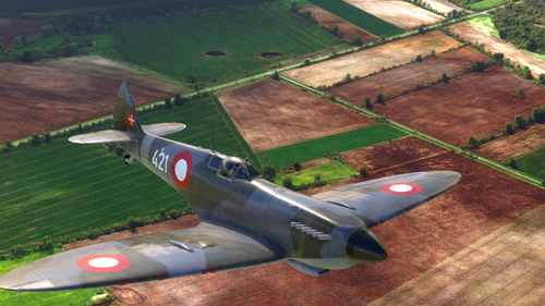 Danish Air Force Spitfire 41-421