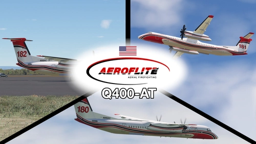 Dash 8-Q400-AT Aeroflite Livery Package