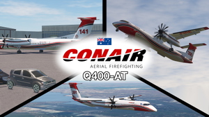 Dash 8-Q400-AT Conair Australia Livery Package thumbnail 1