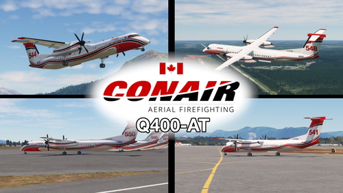 Dash 8-Q400-AT Conair Group Livery Package