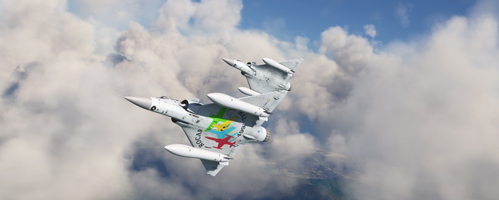 Dassault Mirage 2000 ROCAF #2020 & #2033