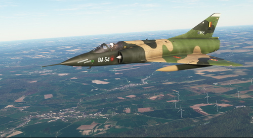 Dassault Mirage IIIC Belgian Air Force BA54 'Diyarbakir Express'