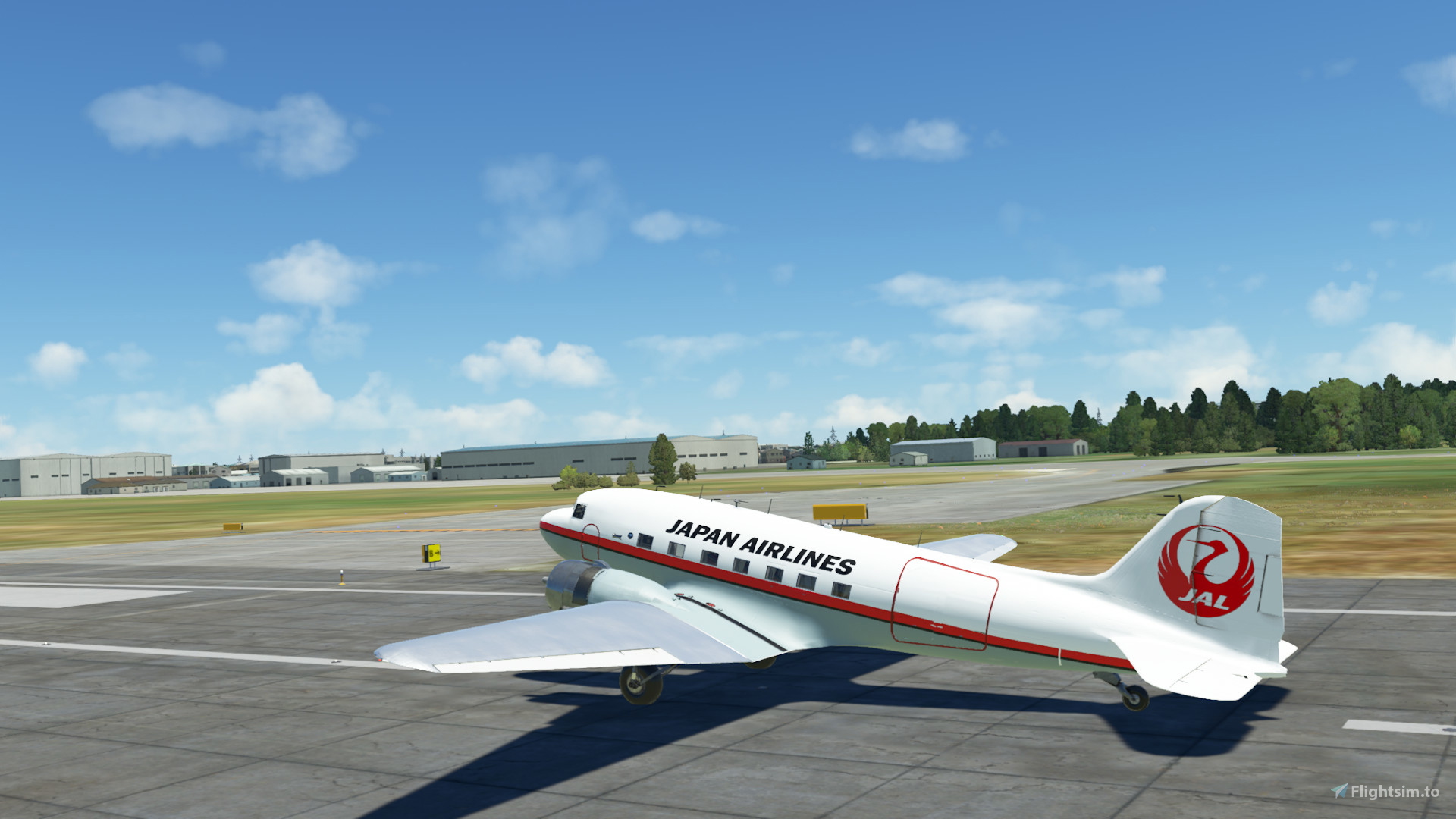 DC-3 Japan Airlines JAL のために Microsoft Flight Simulator | MSFS