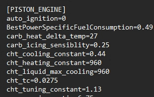 DC-6 engines settings as B-29