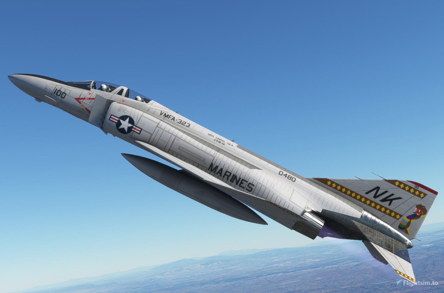 DC Design F-4 Phantom USMC VMFA-323 Death Rattlers - Aircraft