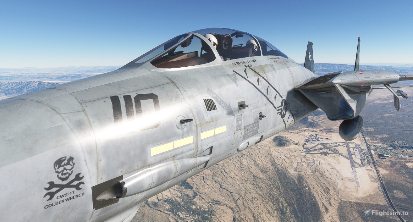 DC Designs F-14 Tomcat VF-103 Jolly Rogers Line のために Microsoft