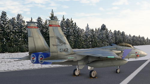 DC Designs F-15D  - 123d  Fighter Squadron  76-142 Oregon Air National Guard