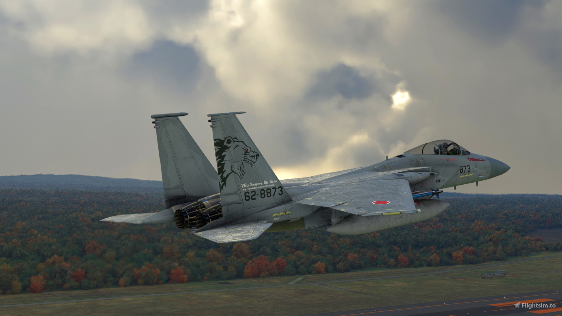DC Designs F-15J - JASDF 62-8873 201SQ のために Microsoft