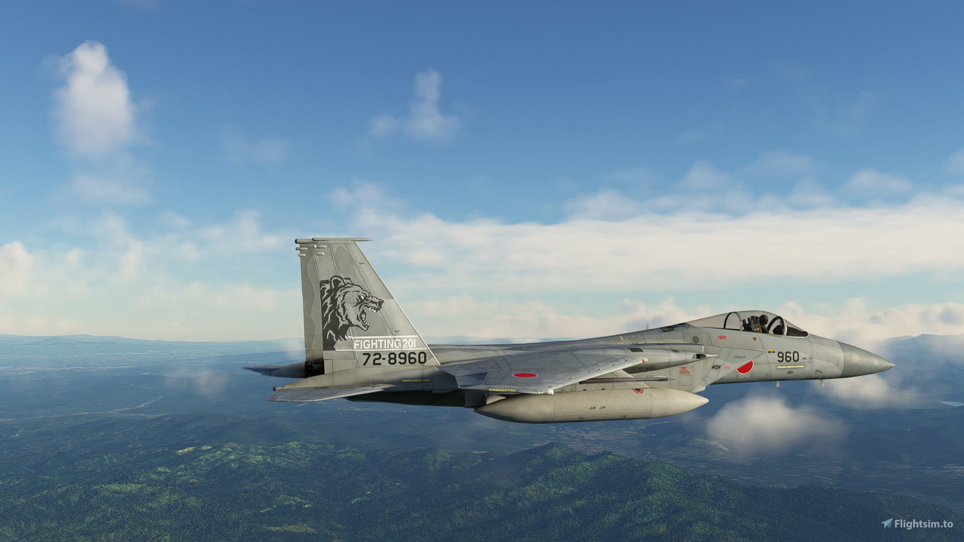 DC Designs F-15J - JASDF 72-8960 201 SQ for Microsoft Flight 