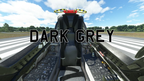 DC Designs F4 Dark Grey Seats and Straps