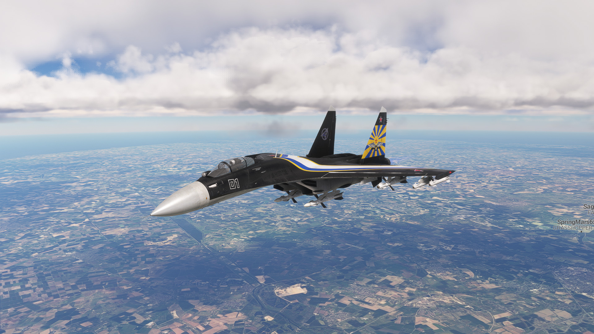 DC Designs SU-27 Flanker "BAT01" (Fictional) - Image 1
