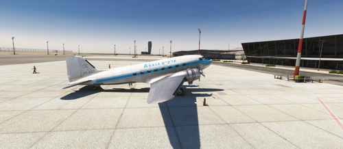 Arkia DC3/C47 "Dakota" - 4X-AES
