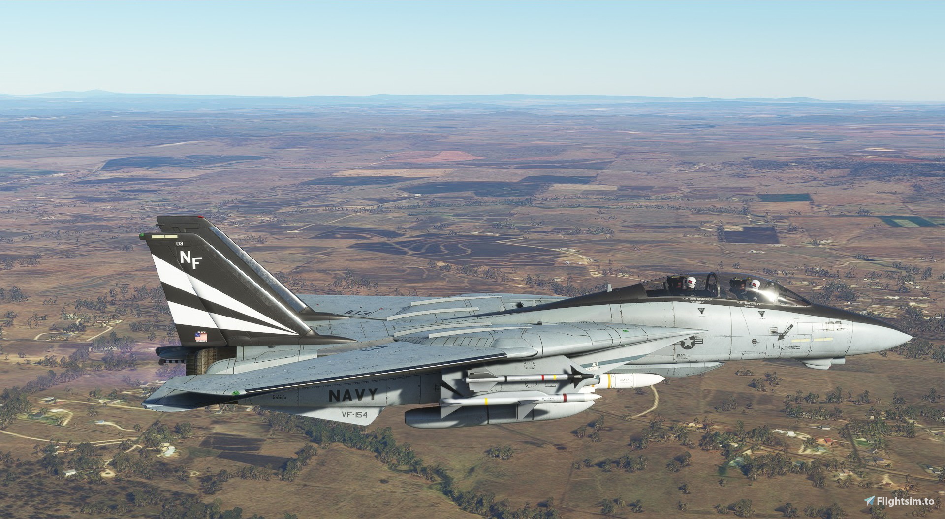 DCD F-14A Tomcat VF-154 Black Knights 103. - Aircraft Liveries for