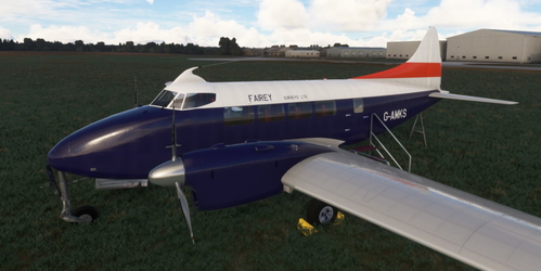 de Havilland DH-104 Dove G-AMKS of Fairey Surveys Ltd