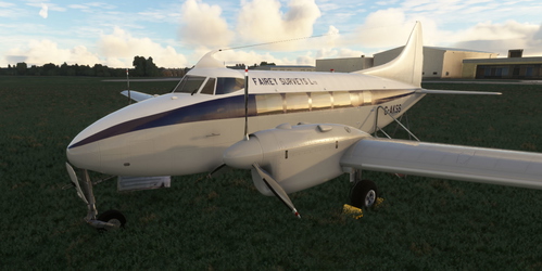 de Havilland DH-104 Dove G-AKSS of Fairey Surveys Ltd
