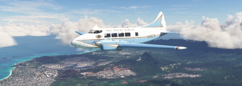 de Havilland DH-104 Dove N4967N Sky Tours Hawaii