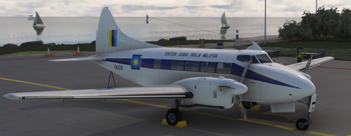 De Havilland DH-104 Dove Royal Malaysian Air Force Livery