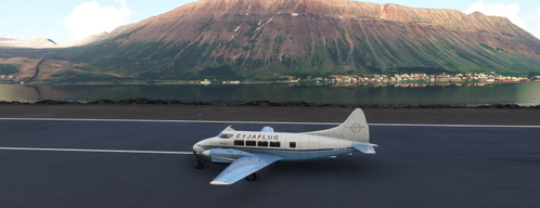de Havilland DH-104 Dove TF=EVM Eyjaflug