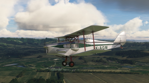 de Havilland DH-83 Fox Moth ZK-AGM /  G-CIPJ